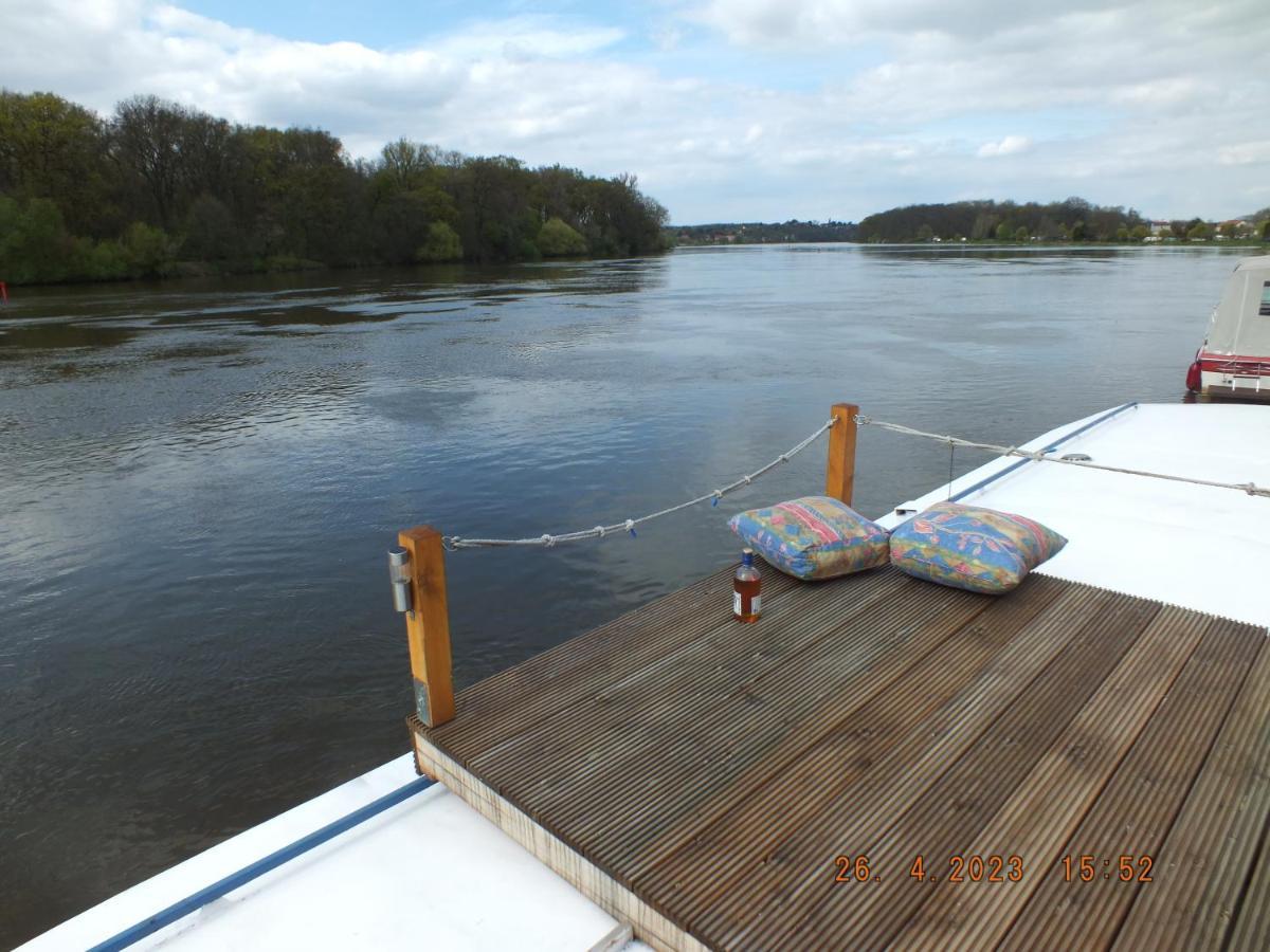 Zouw Hausboat Zakotven -Pouze Ubytovani Roudnice nad Labem Kültér fotó